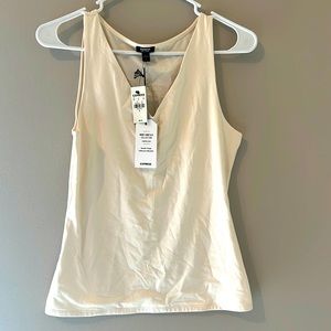 Women’s Express cream tank top